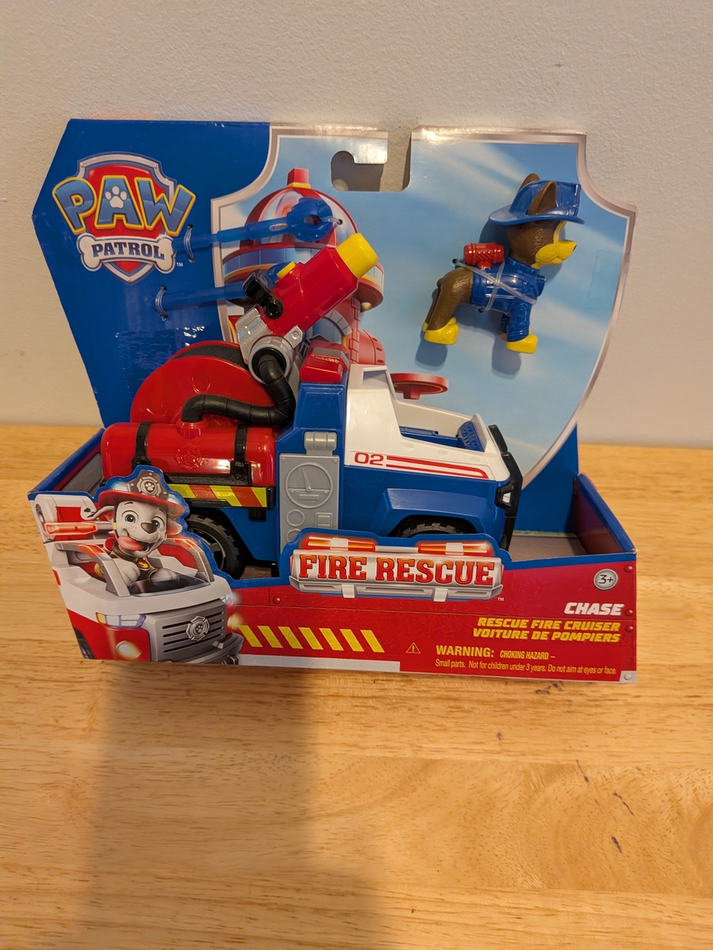 PAW Patrol Fire Rescue Cruiser Playset - Blue, Red & Yellow